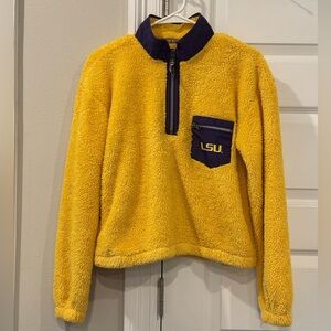 LSU Fleece Quarter-Zip Pullover